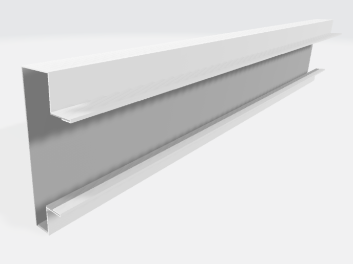Gotero Lateral y Superior para ISODEC (EPS & PIR)
