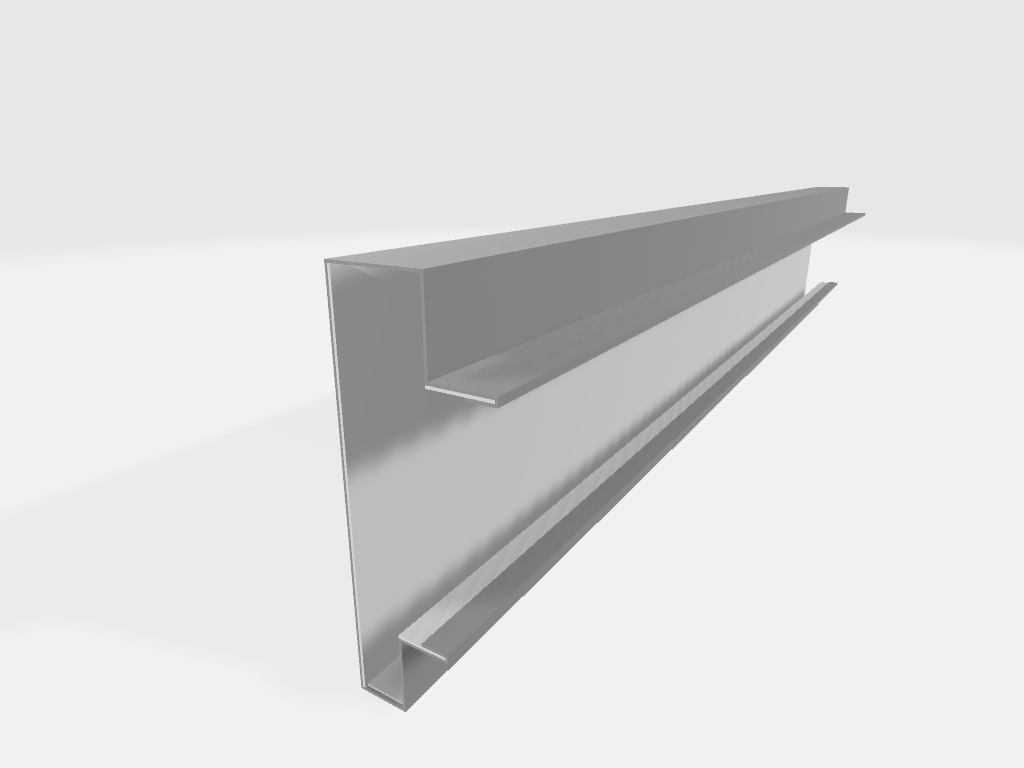 Gotero Lateral y Superior para ISODEC (EPS & PIR)