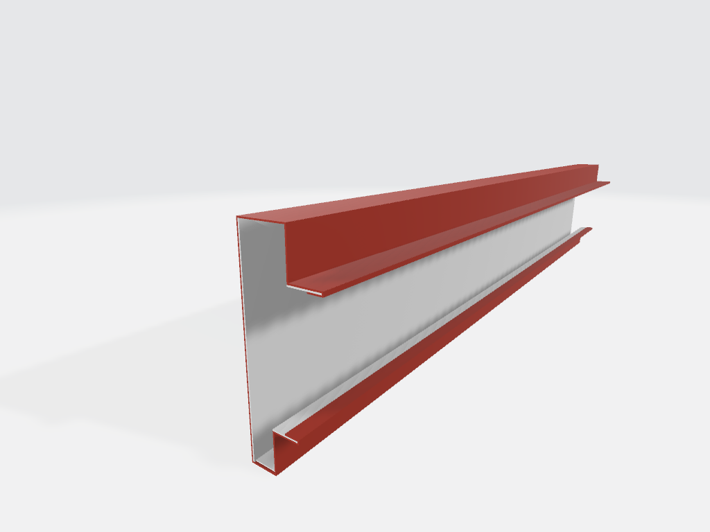 Gotero Lateral y Superior para ISODEC (EPS & PIR)