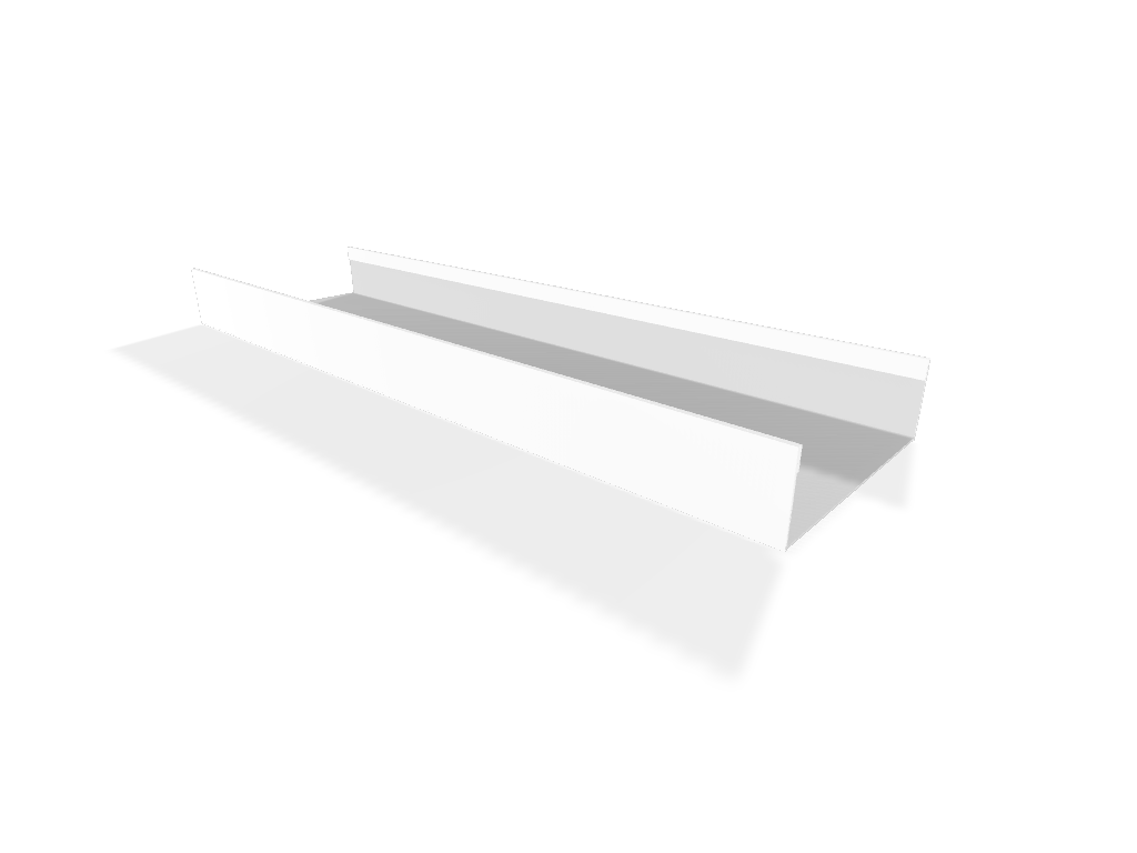 PERFIL "U" - (ISOPANEL - ISOWALL - ISOFRIG)