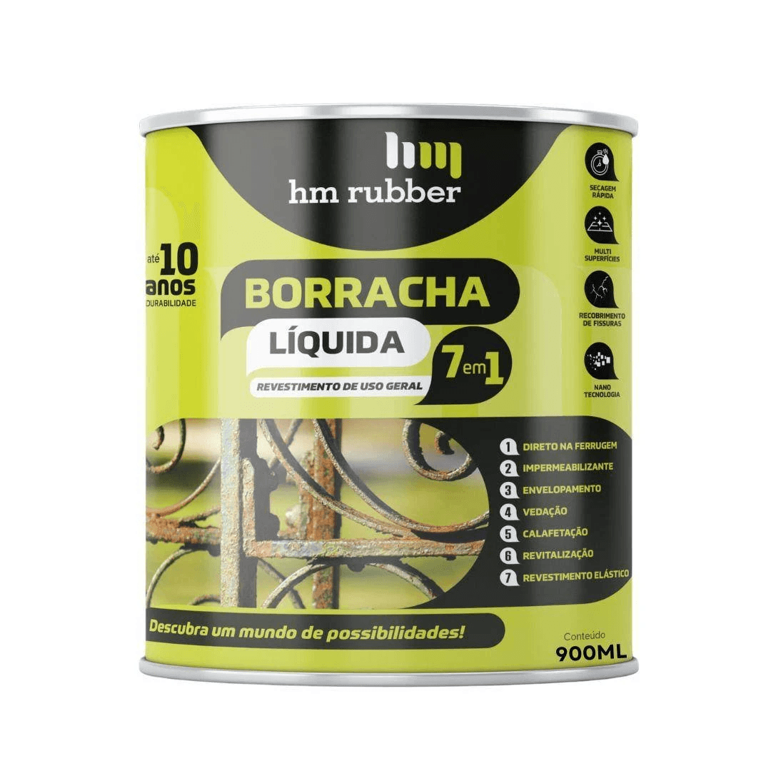 HM-rubber - Caucho Líquido 7 en 1  - Lata (900 ml)