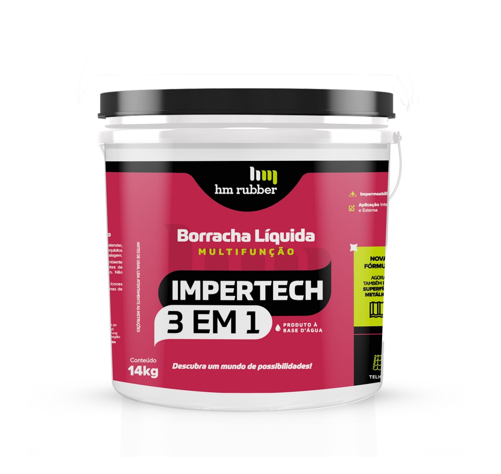 HM-rubber - Impertech 3 en 1 - Balde (14 kg.)