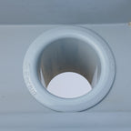 Embudo Conector de Bajada PVC para Canaleta (100mm)