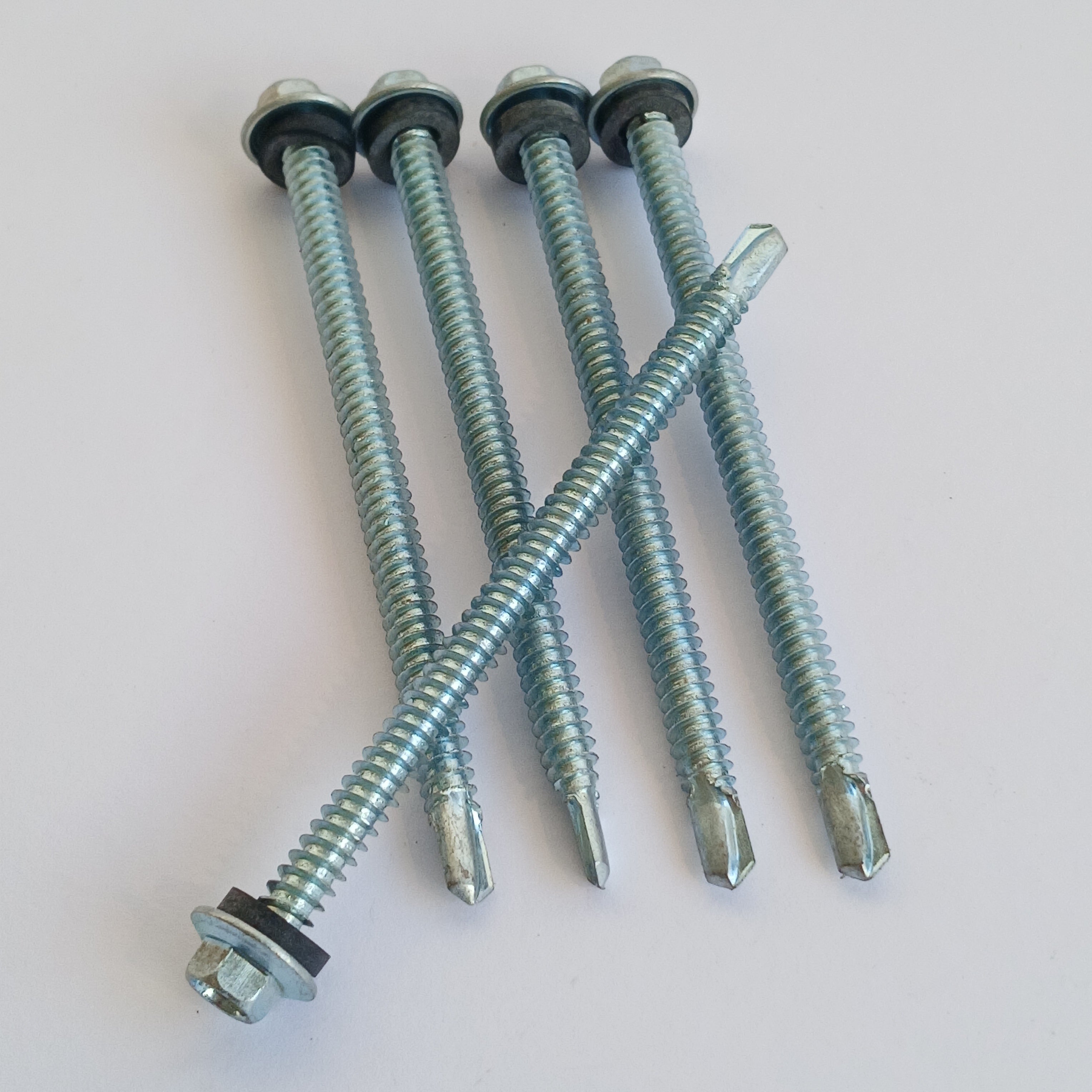 Tornillos Punta  Mecha 4 pulgadas 14x4 (10 unidades)